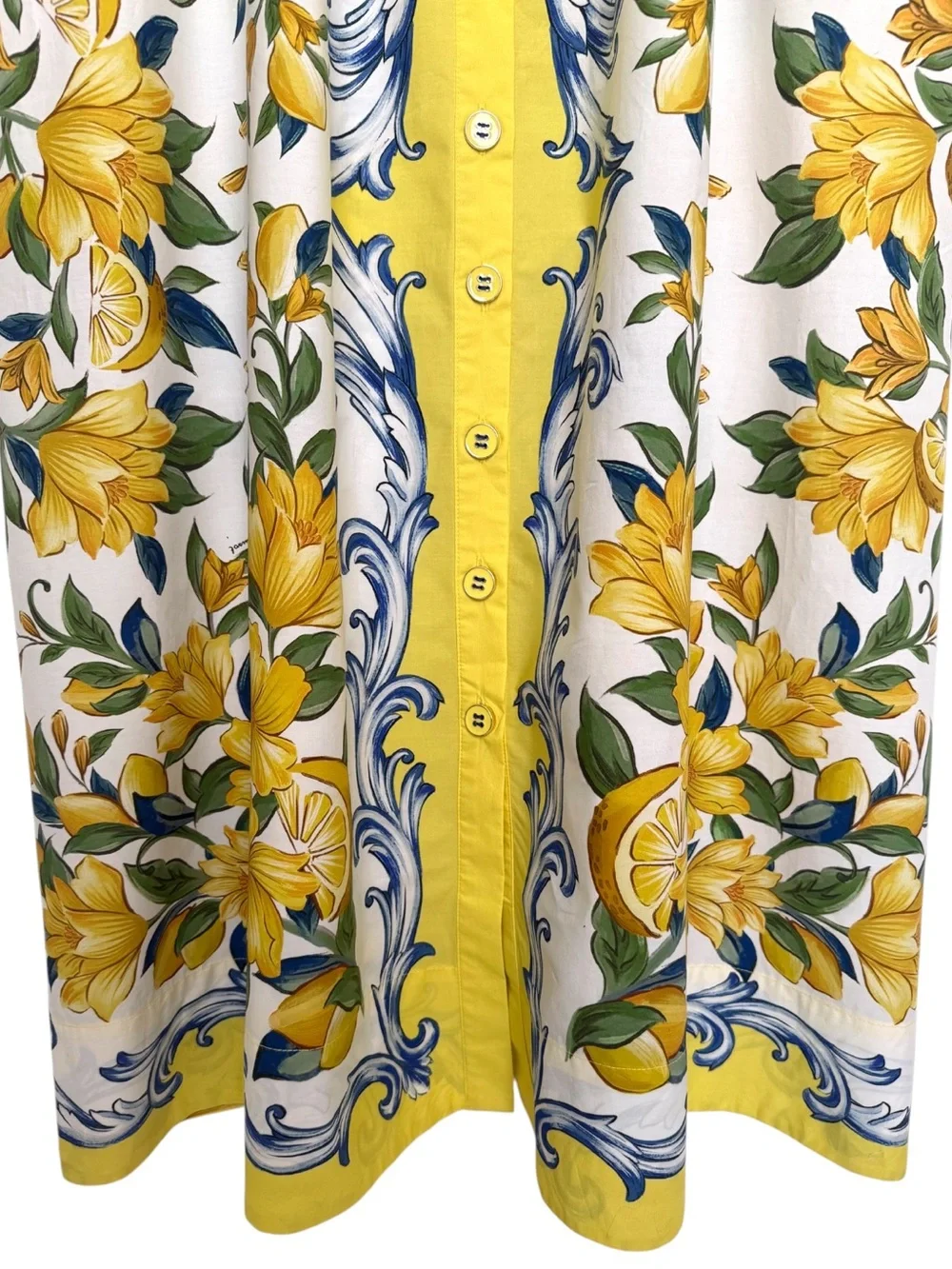 FARM Rio Sicily Scarf Print Cotton Maxi Dress, Size S, NWT 🇧🇷 - Picture 11 of 16